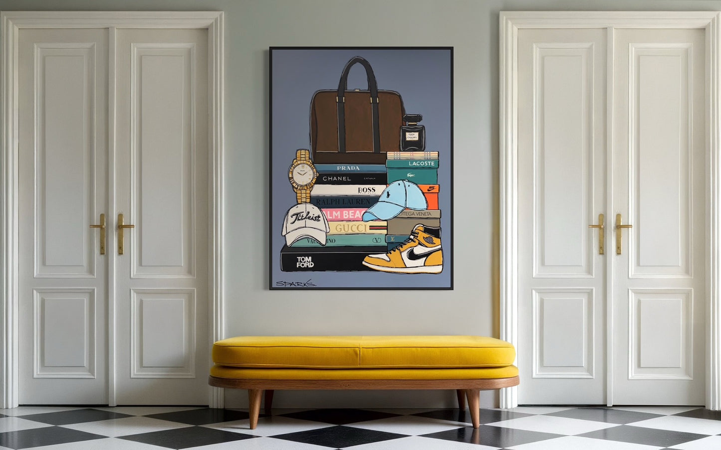 Sophisticated Edge | 160cm x 120cm | Framed