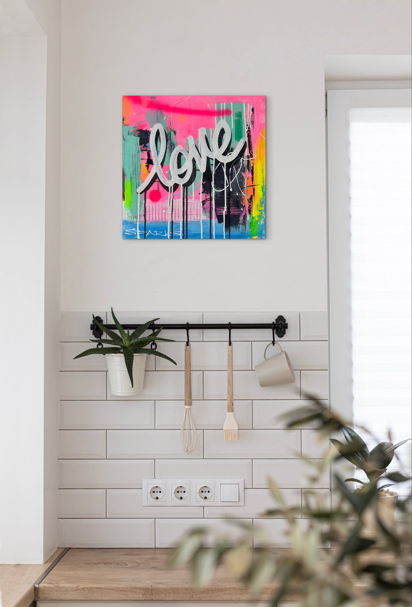 Love Is The Way | 46cm x 46cm | Unframed