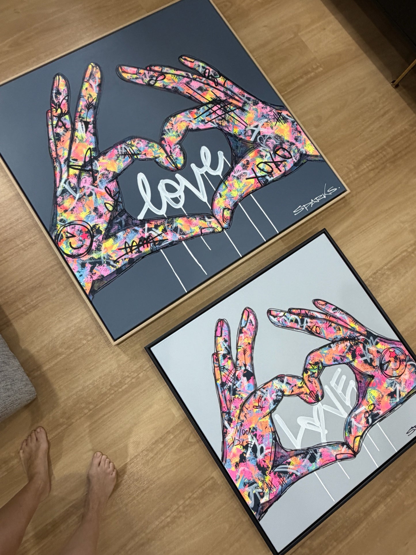 Love Is All You Need  | 120cm x 120cm | Framed