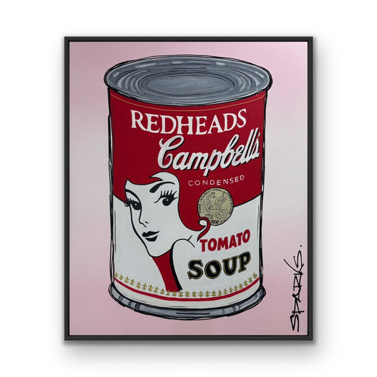 Redheads Reimagined | 83cm x 68cm | Framed in Black