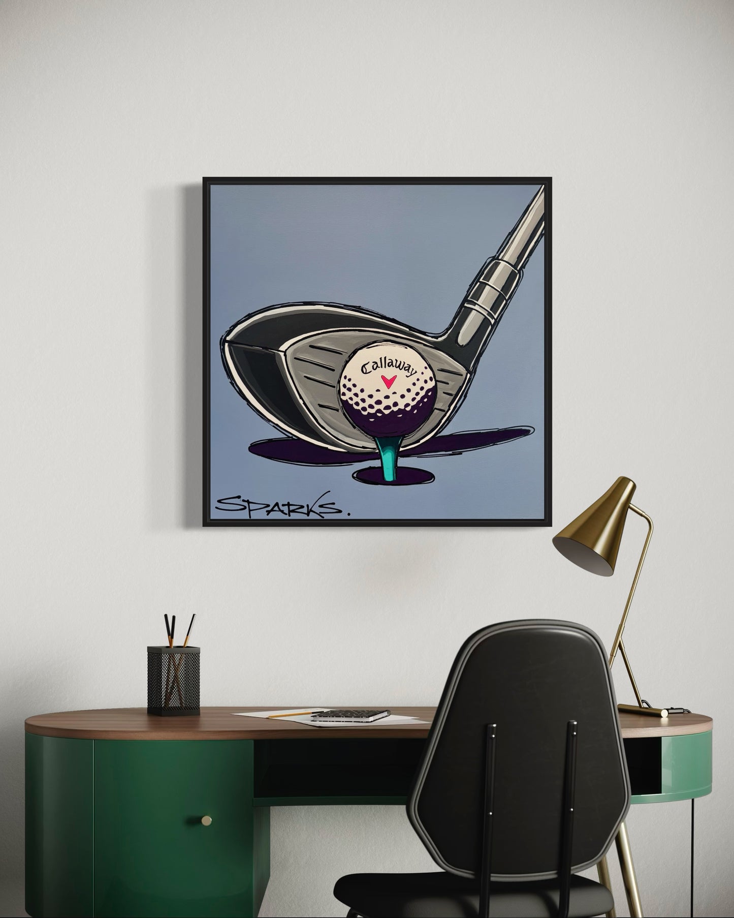 The Perfect Swing | 64cm x 64cm | Framed