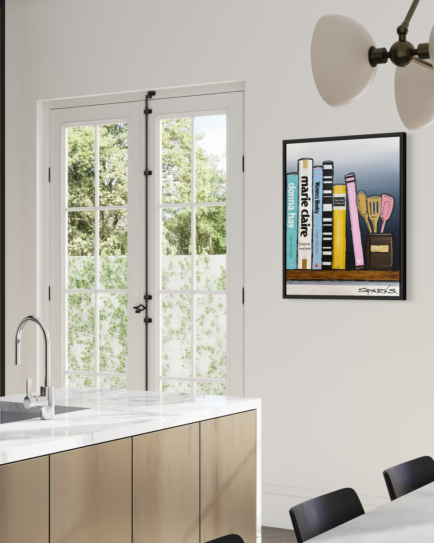 The Kitchen Shelf | 83cm x 68cm | Framed in Black
