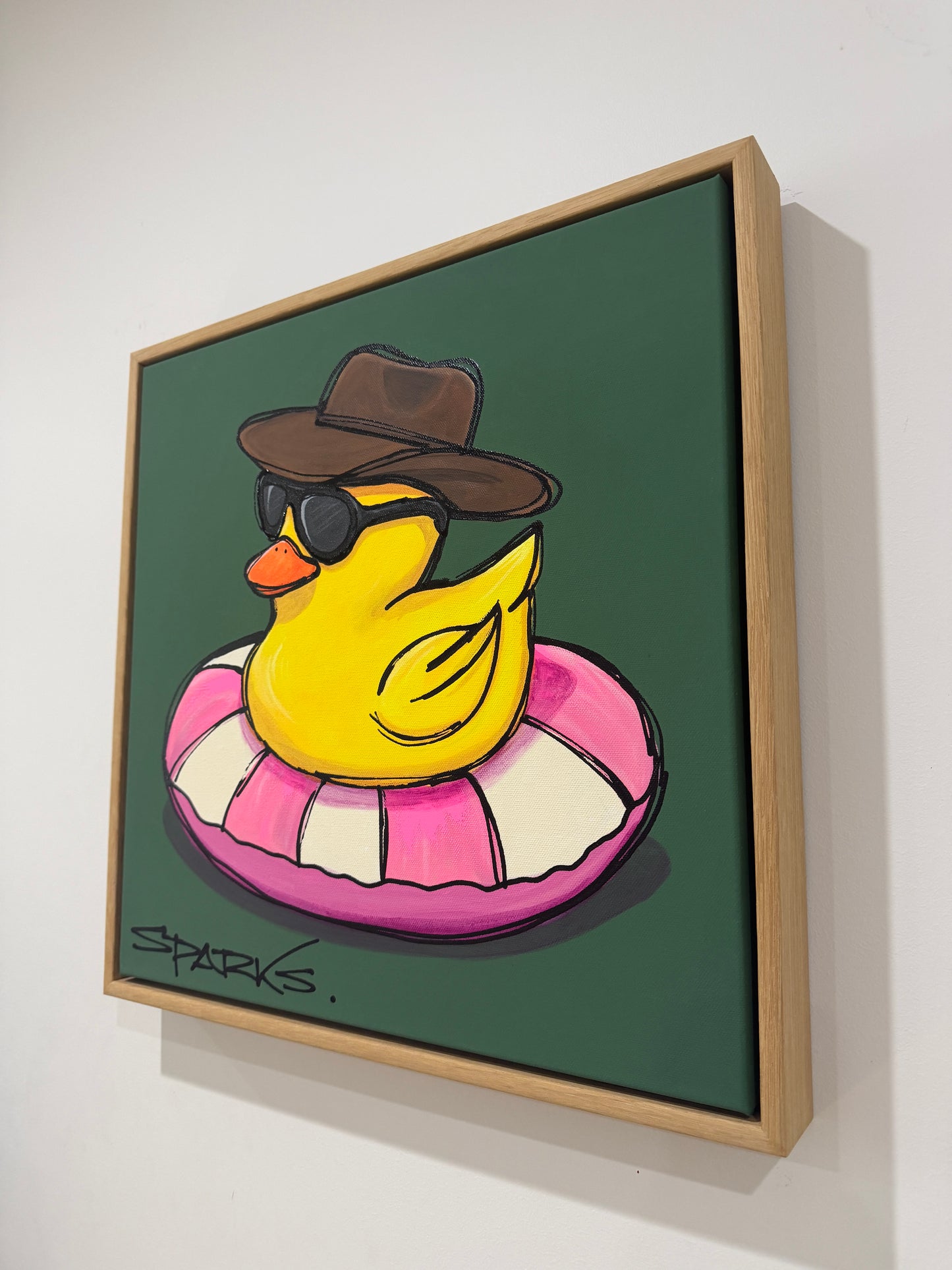 The Adventurer | 50cm x 50cm  | Framed in Oak