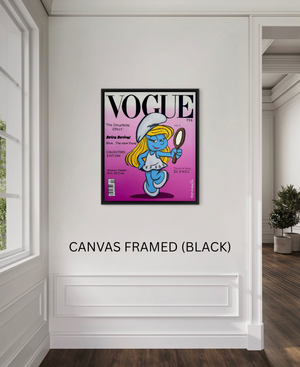 Smurfette En Vogue (PRINT)