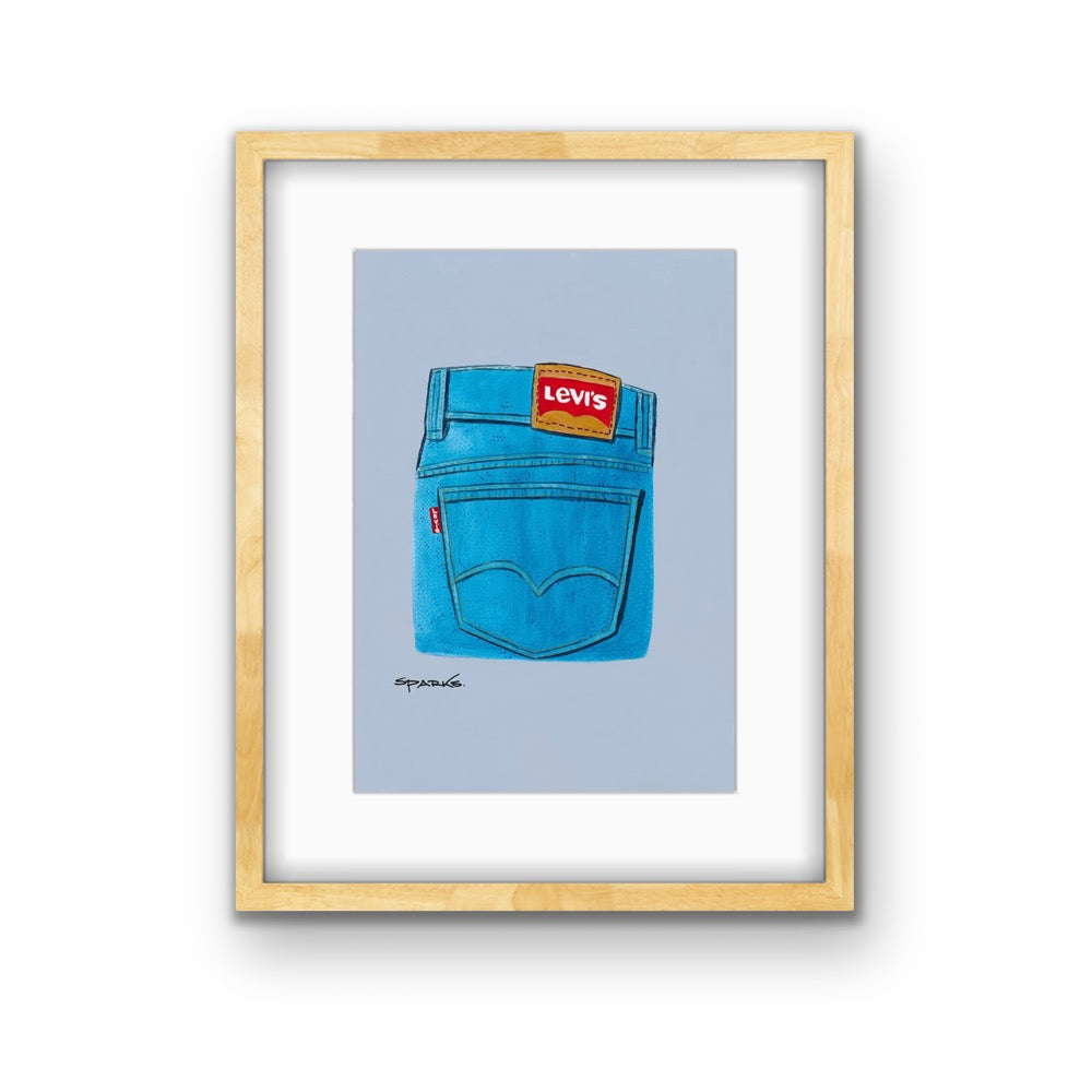 'Levi Jeans' (Print)