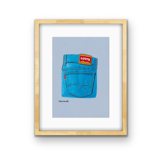 'Levi Jeans' (Print)