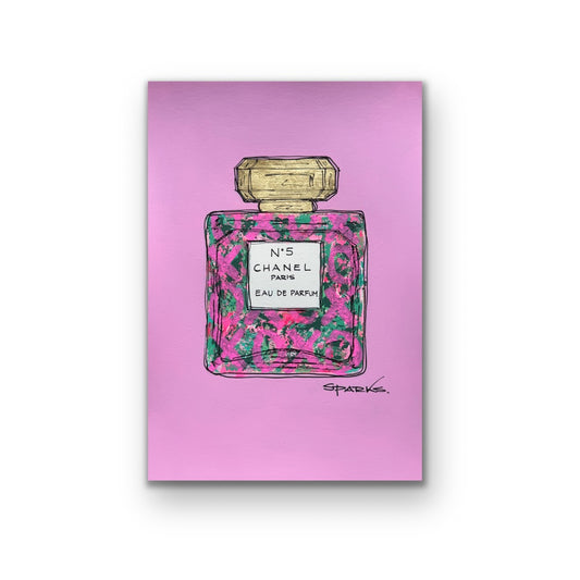Chanel - Pretty in Pink #6 | Original painting | A4 Size