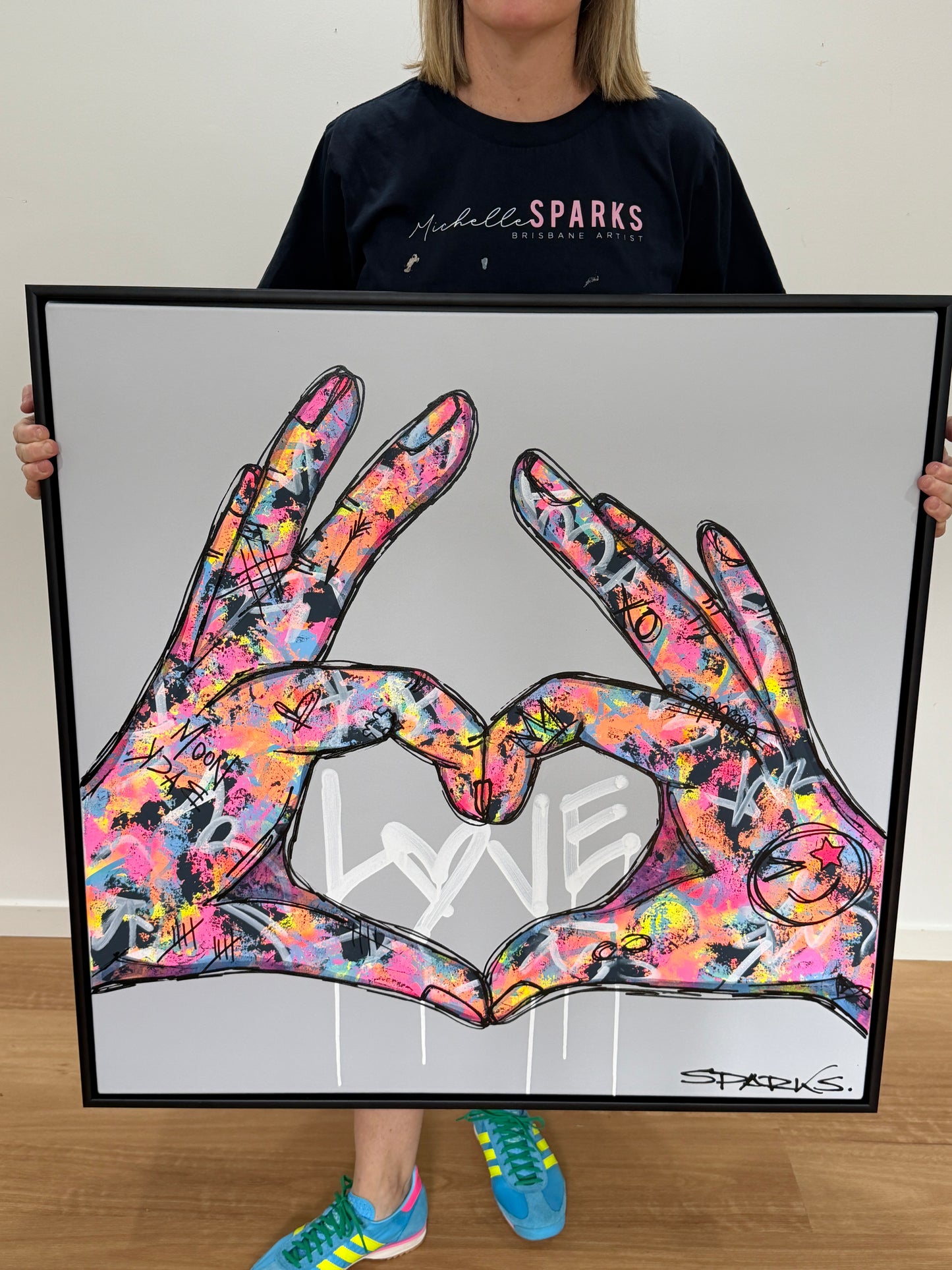 So In Love  | 90cm x 90cm | Framed