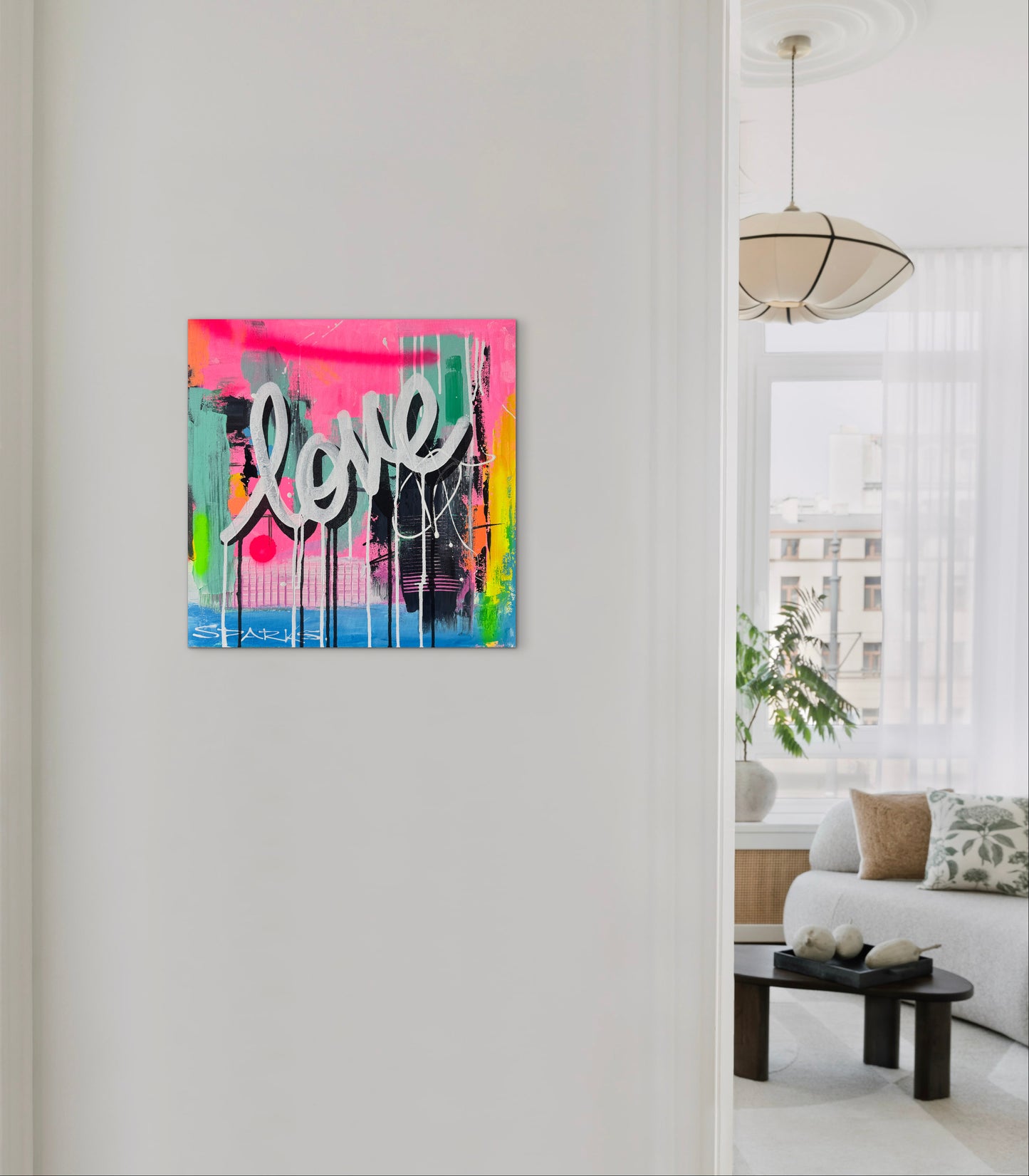 Love Is The Way | 46cm x 46cm | Unframed