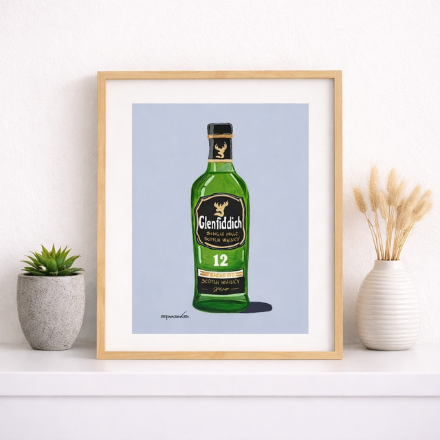 'Glenfiddich Whiskey' (Print)