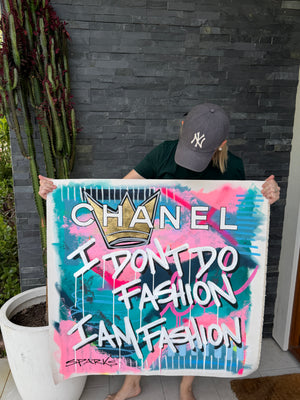 Don’t Be | 100 x 100cm | Framed in OAK
