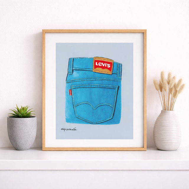 'Levi Jeans' (Print)