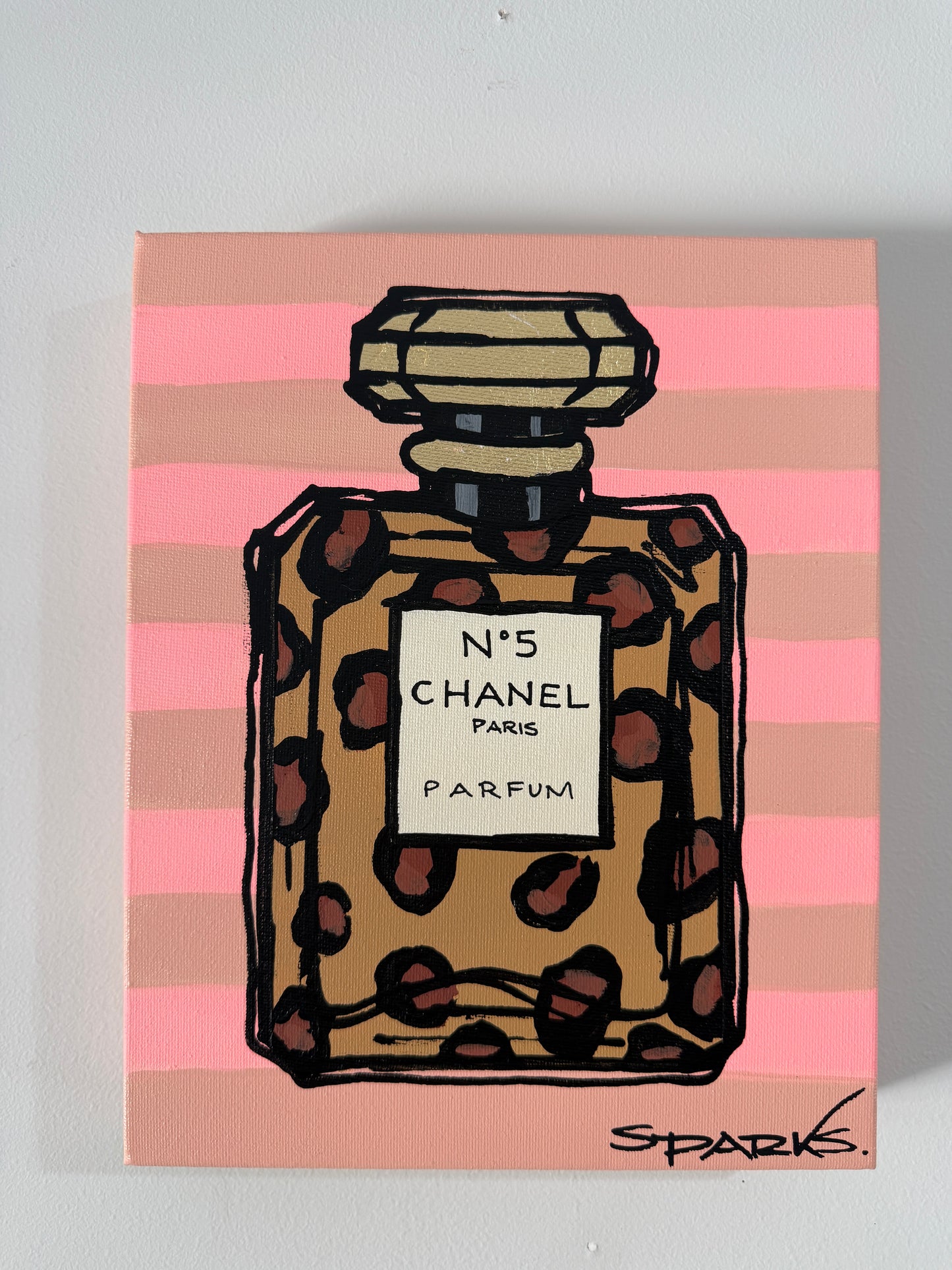 ‘The Fierce One | 25 x 20cm | Painted edges