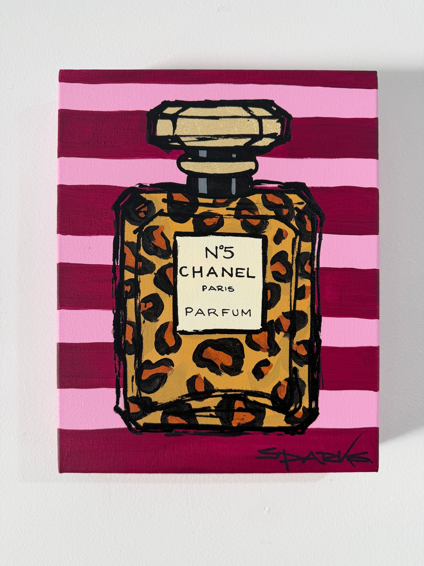 ‘Wild One’ | 25 x 20cm | Painted edges