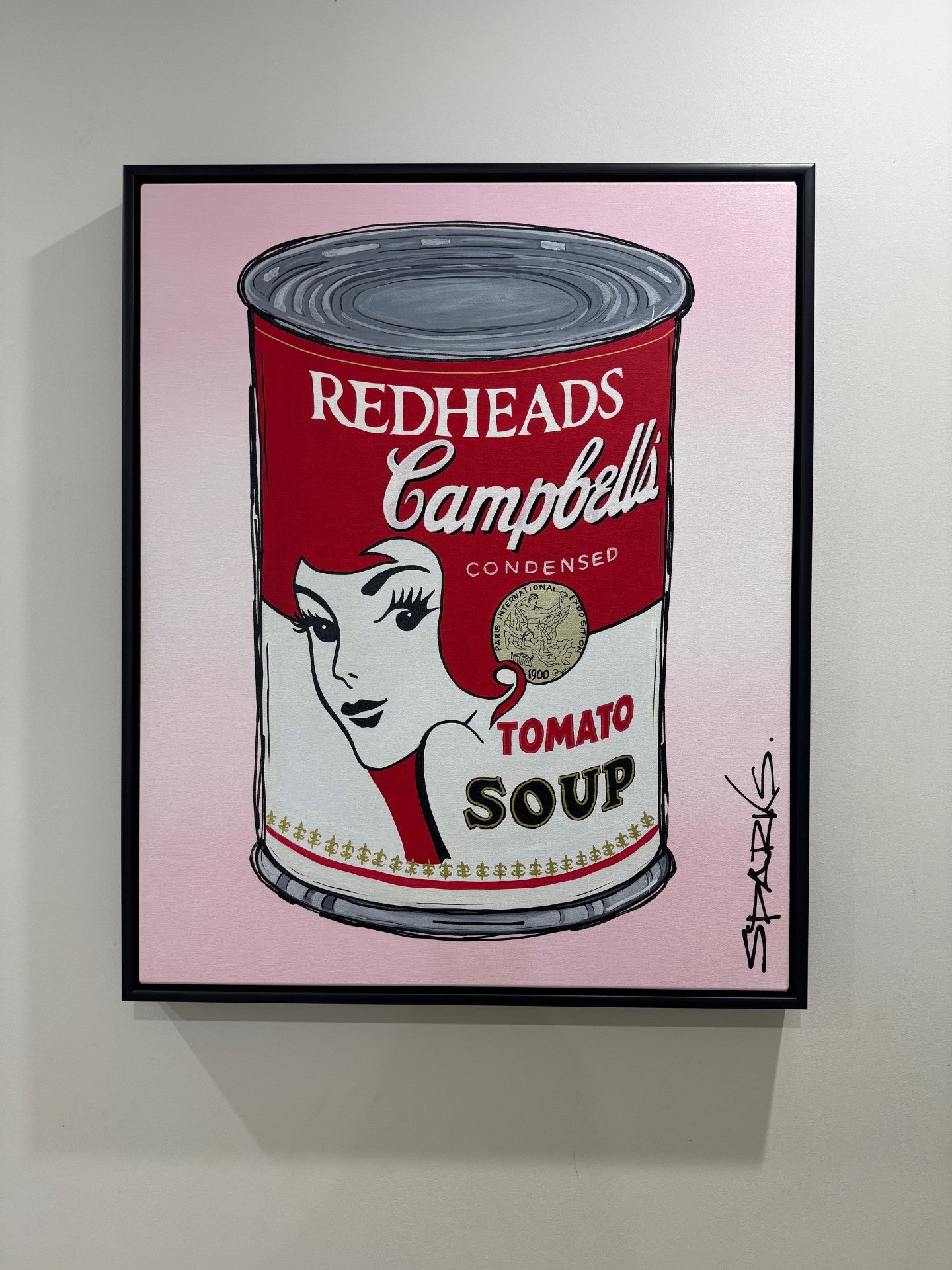 Redheads Reimagined | 83cm x 68cm | Framed in Black