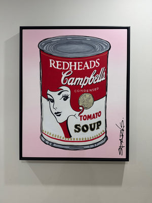 Redheads Reimagined | 83cm x 68cm | Framed in Black