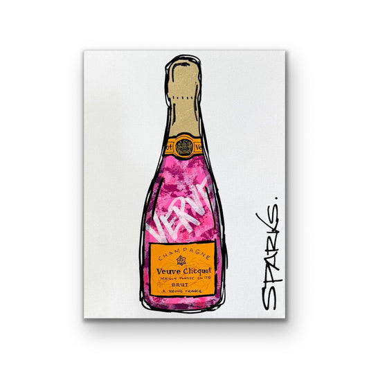 Pink Bubbly #2 | 31cm x 41cm | Canvas unframed