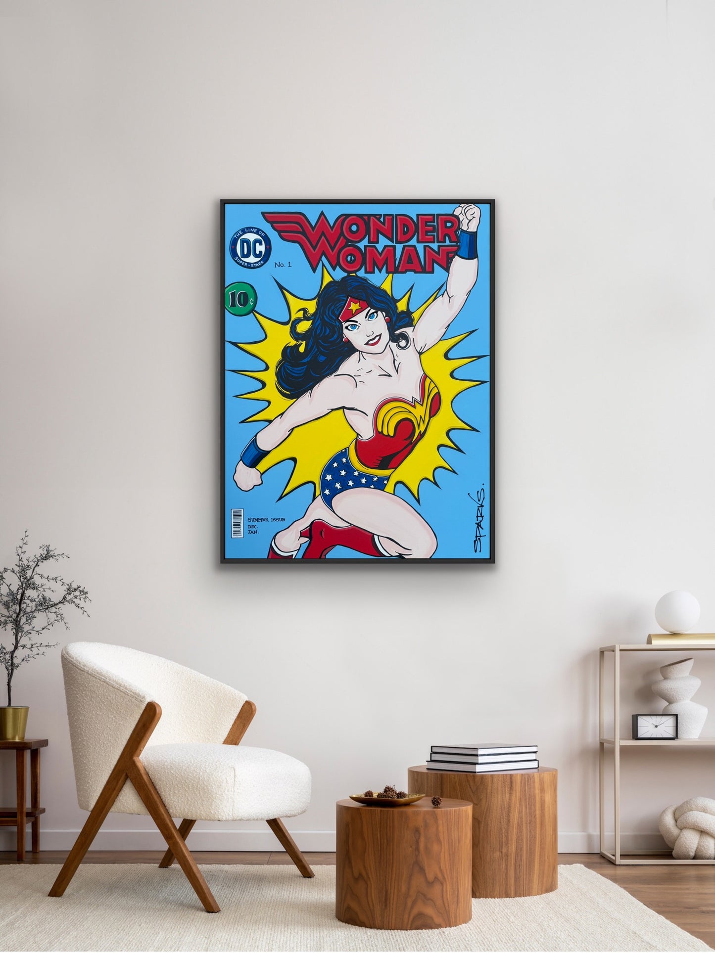 Wonder Woman Comic Vol 1| 104 x 79cm | Framed in black