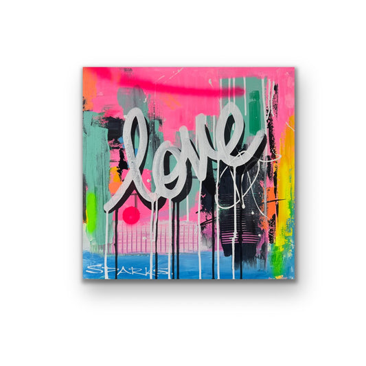 Love Is The Way | 46cm x 46cm | Unframed