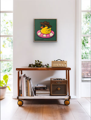 The Adventurer | 50cm x 50cm  | Framed in Oak