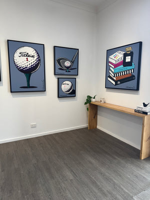 Tee Off #3 | 104cm x 74cm | Framed