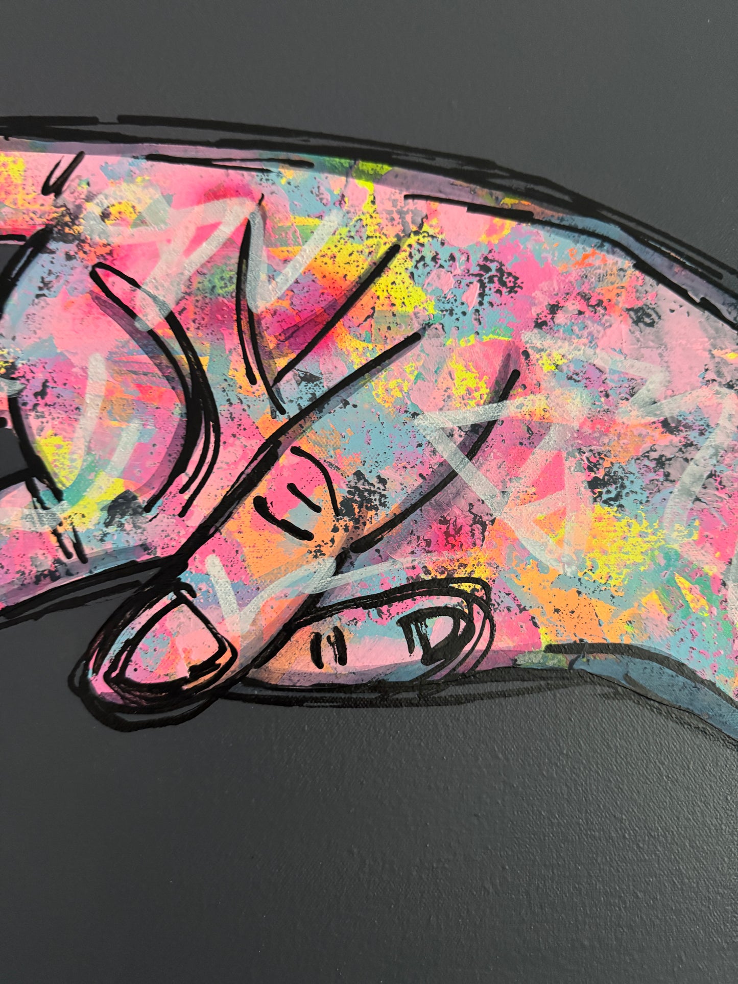 LOVE is the word | 160cm x 60cm | Framed