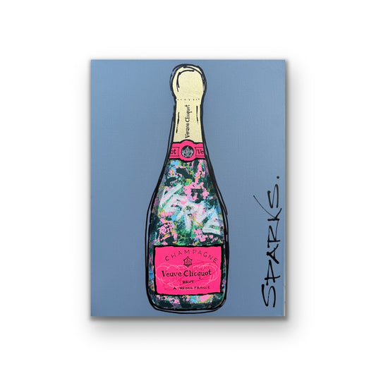 Verve Neon Pink | 31cm x 41cm | Canvas unframed