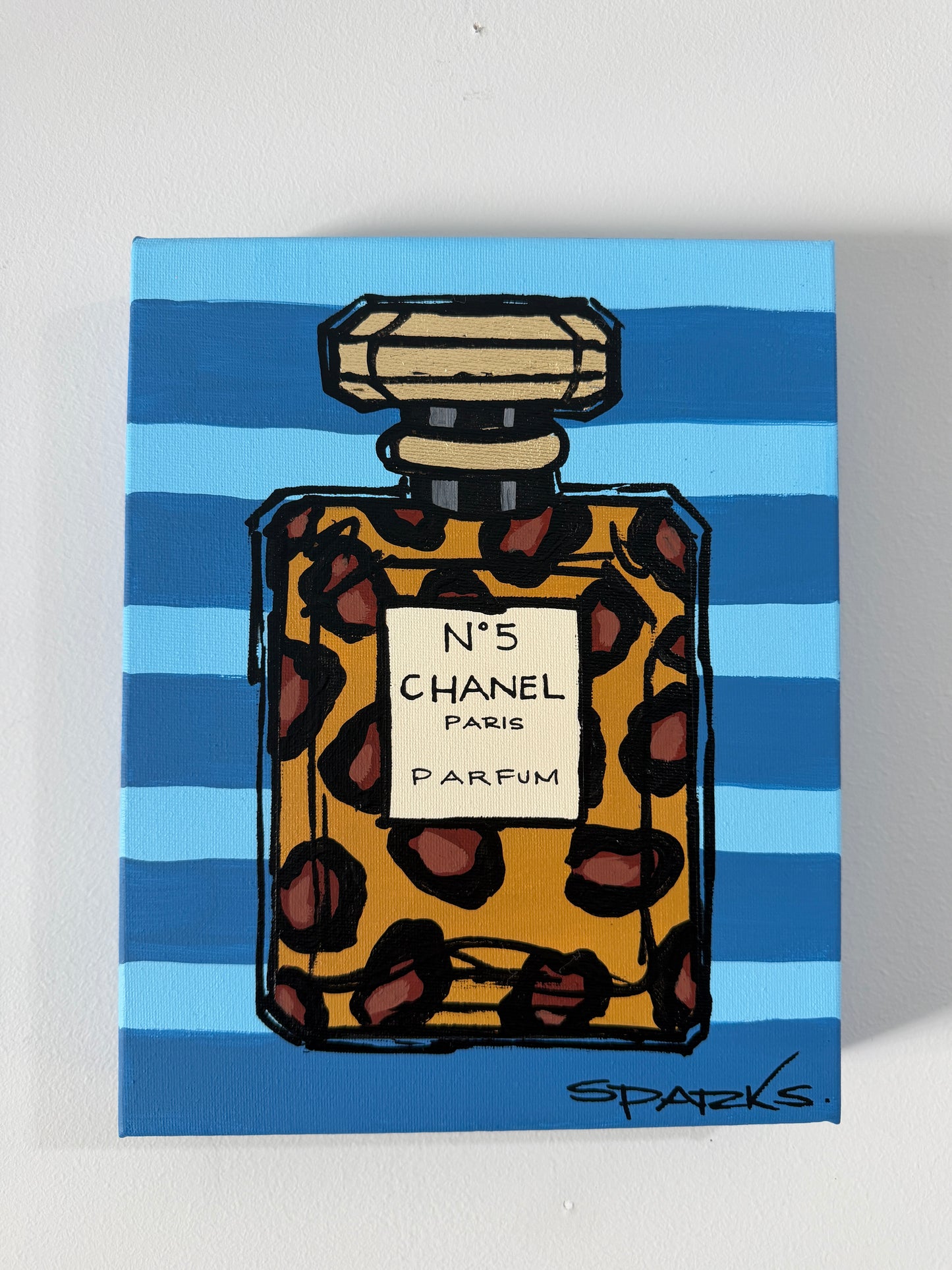 ‘The Playful One’ | 25 x 20cm | Painted edges