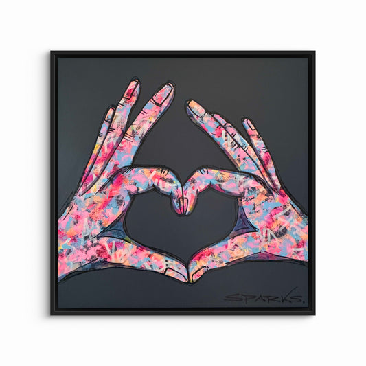 All My Life | 83cm x 83cm | Framed