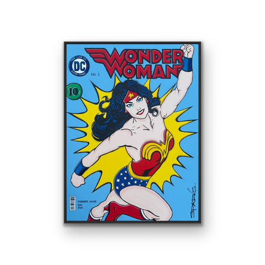 Wonder Woman Comic Vol 1| 104 x 79cm | Framed in black