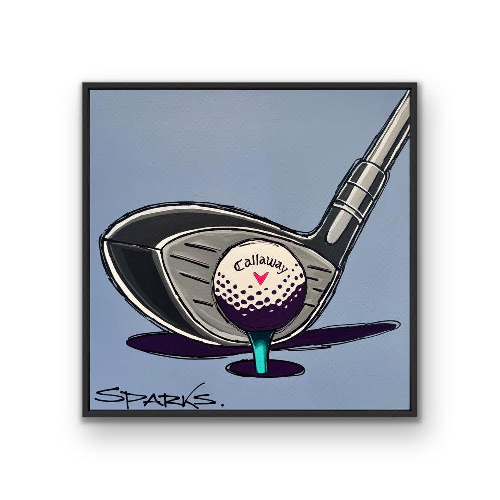 The Perfect Swing | 64cm x 64cm | Framed