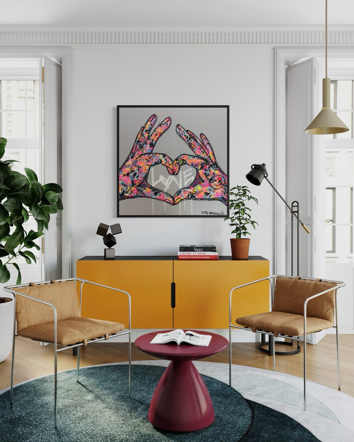So In Love  | 90cm x 90cm | Framed