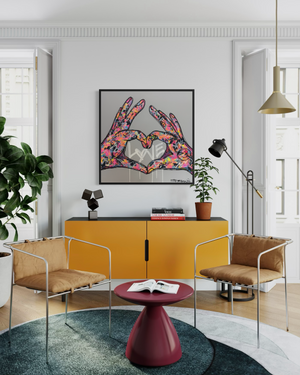 So In Love  | 90cm x 90cm | Framed