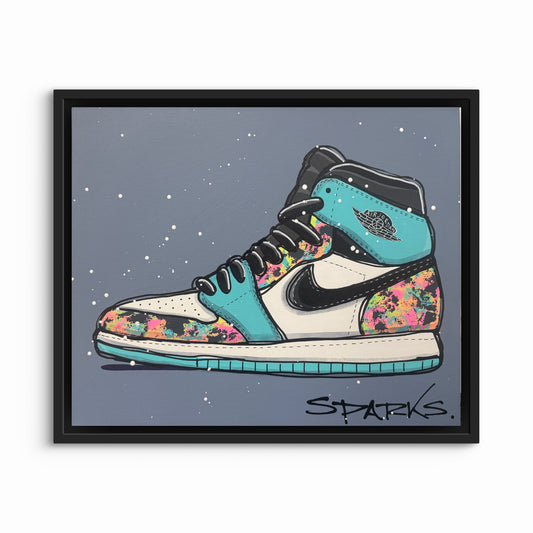 Unboxed Air Jordan | 44cm x 54cm | Framed