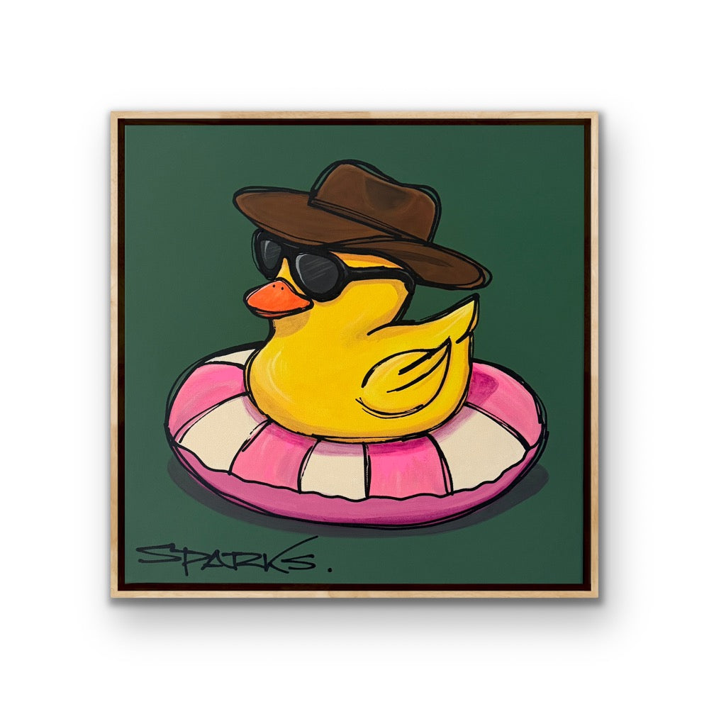 The Adventurer | 50cm x 50cm  | Framed in Oak