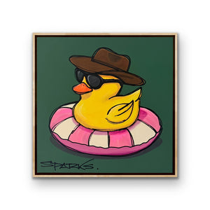 The Adventurer | 50cm x 50cm  | Framed in Oak