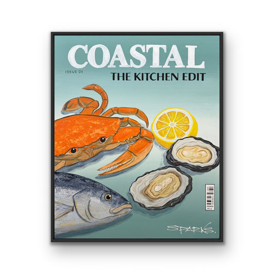 Coast to Coast  | 83cm x 68cm | Framed in Black