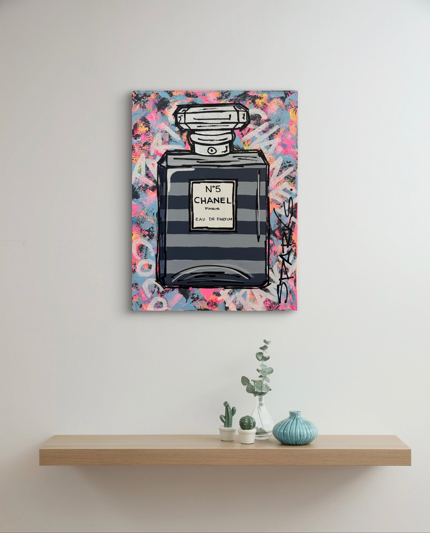 Chanel #17| 31cm x 41cm | Canvas unframed