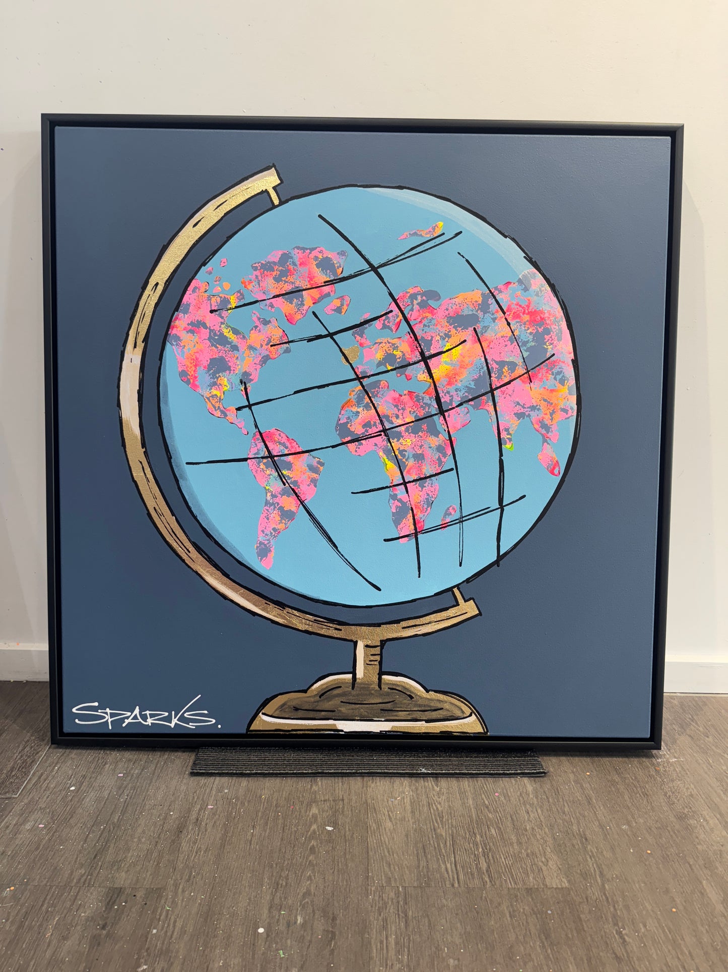 The World Is My Oyster II | 90cm x 90cm | Framed