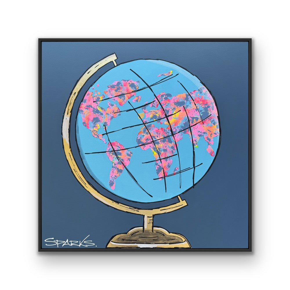 The World Is My Oyster II | 90cm x 90cm | Framed