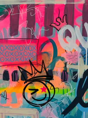 Rich In Love | 160cm x 60cm | Framed