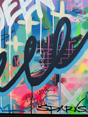 Rich In Love | 160cm x 60cm | Framed