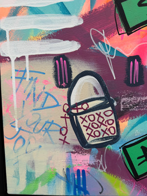 Rich In Love | 160cm x 60cm | Framed