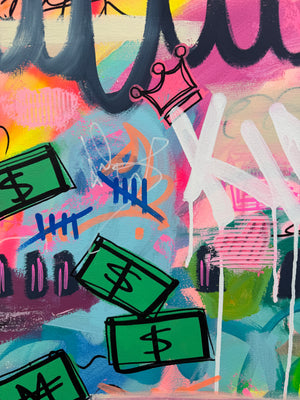 Rich In Love | 160cm x 60cm | Framed