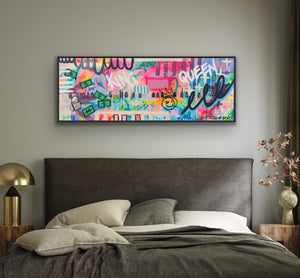 Rich In Love | 160cm x 60cm | Framed