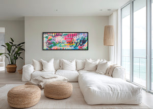 Rich In Love | 160cm x 60cm | Framed