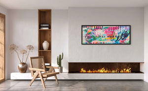 Rich In Love | 160cm x 60cm | Framed
