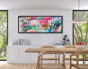 Rich In Love | 160cm x 60cm | Framed