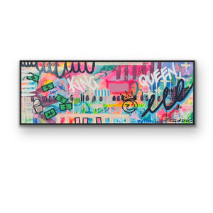 Rich In Love | 160cm x 60cm | Framed