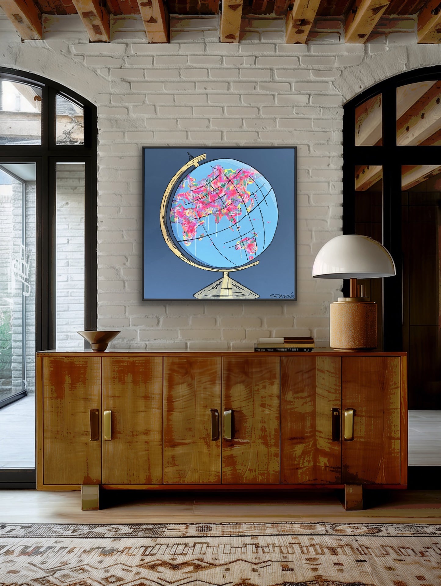 The World Is My Oyster III | 104 x 104cm